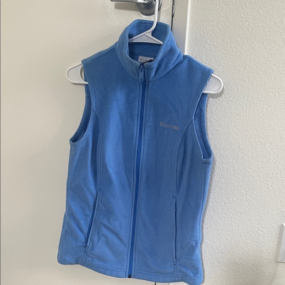 Columbia Sky Blue Fleece Vest
